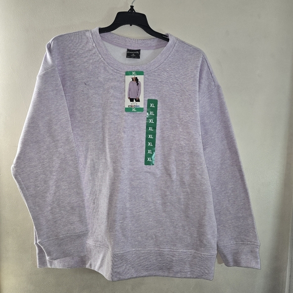 Cool Light Purple Women Crewneck Sweater - Picture 1 of 4